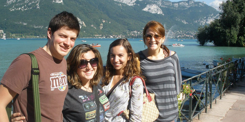 Vue sur le lac d'Annecy