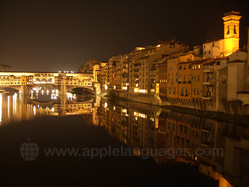 Le Ponte Vecchio de nuit !