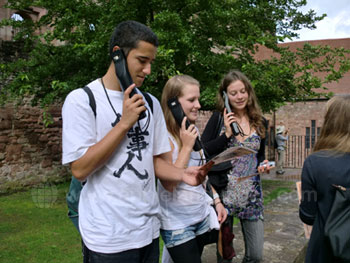 Des étudiants en excursion