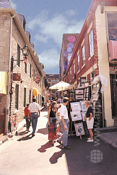 La vieille ville de Montréal