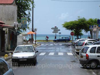 Une rue de Sainte-Anne