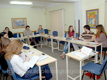 Cours d'arabe dans notre école du Caire