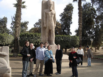 Des étudiants en excursion