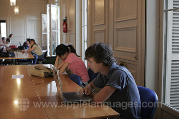 La bibliothèque de l'école