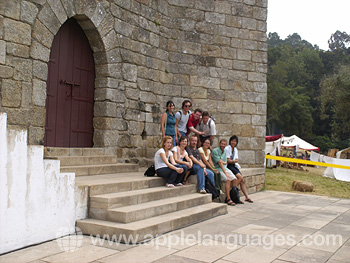 Des étudiants en excursion