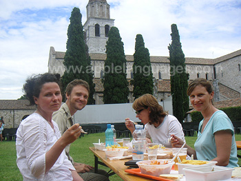 Excursion dans un monastère