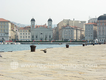 Trieste vue du quai