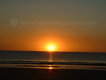 Coucher de soleil sur Playa Samara
