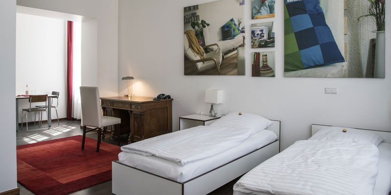 Chambre double dans un appartement du site