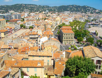 Vue sur Cannes