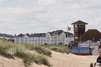 Il y a une magnifique plage à Exmouth