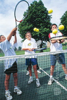 Profiter d'un match de tennis