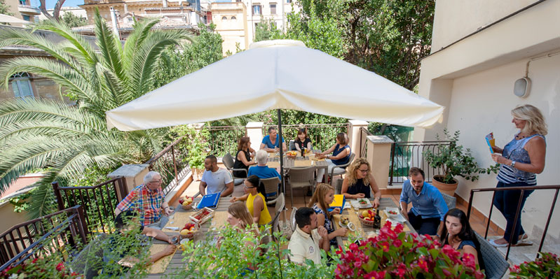 Terrasse de l'école