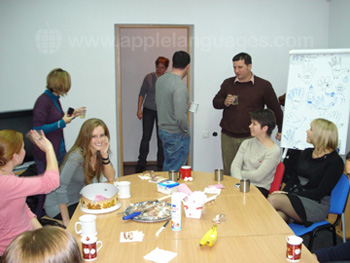 Pause dans l'école