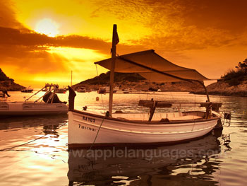 Coucher de soleil sur Ibiza