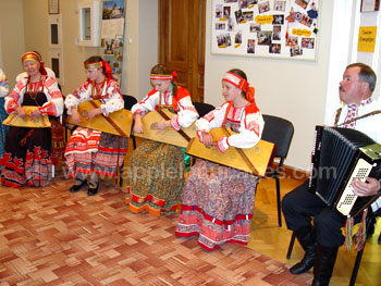 Spectacle de musique russe folk traditionnelle