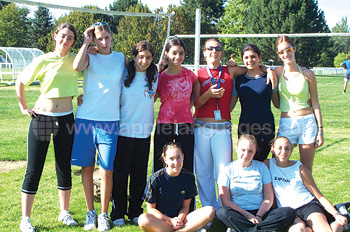 Football au camp d'été