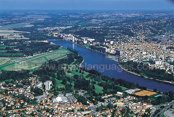 Vue aérienne de Vichy