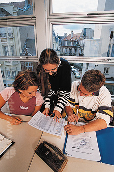 Cours de français dans notre école