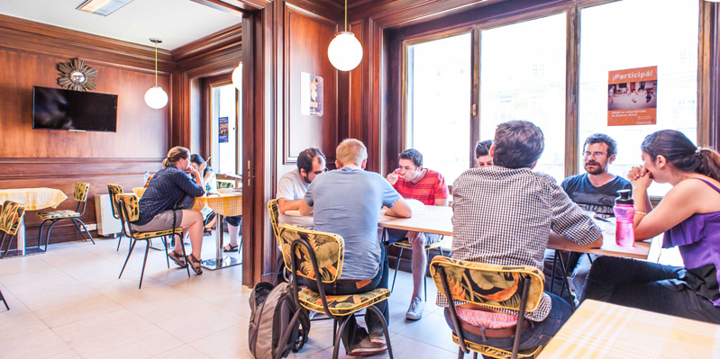 Salle à manger commune