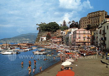 La plage de Sorrente