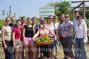 Des étudiants en excursion