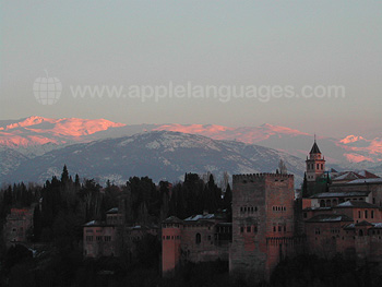 Coucher de soleil à Grenade