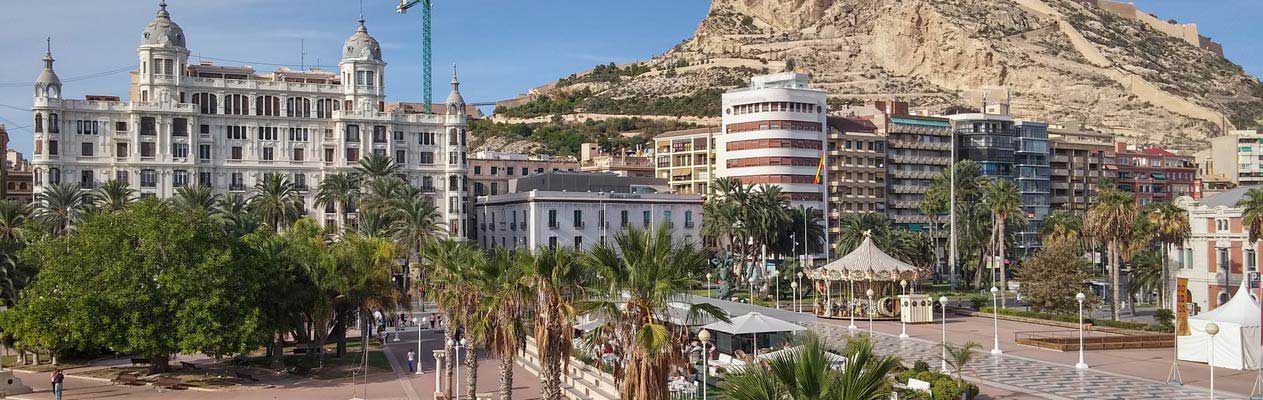 Vieille ville et promenade d'Alicante