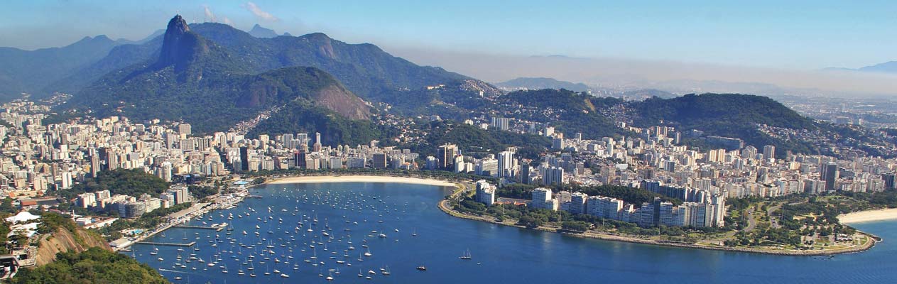 Vue du Pain de Sucre à Rio de Janeiro, Brésil
