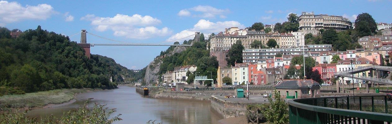 Bristol et le pont suspendu de Clifton