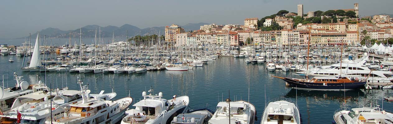 Port de plaisance de Cannes, France