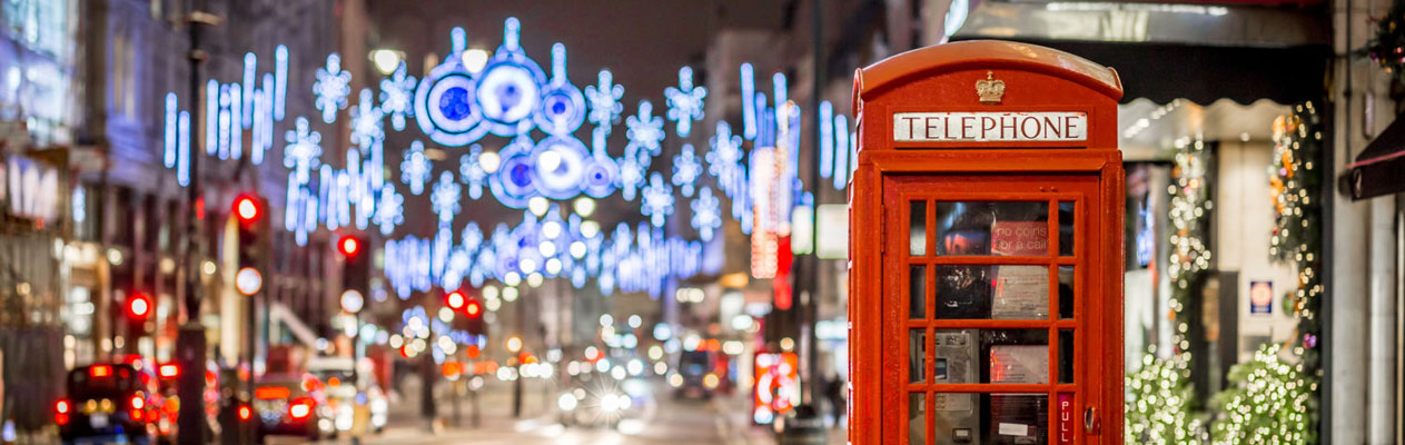 Cours d'anglais pendant les vacances de Noël à Londres