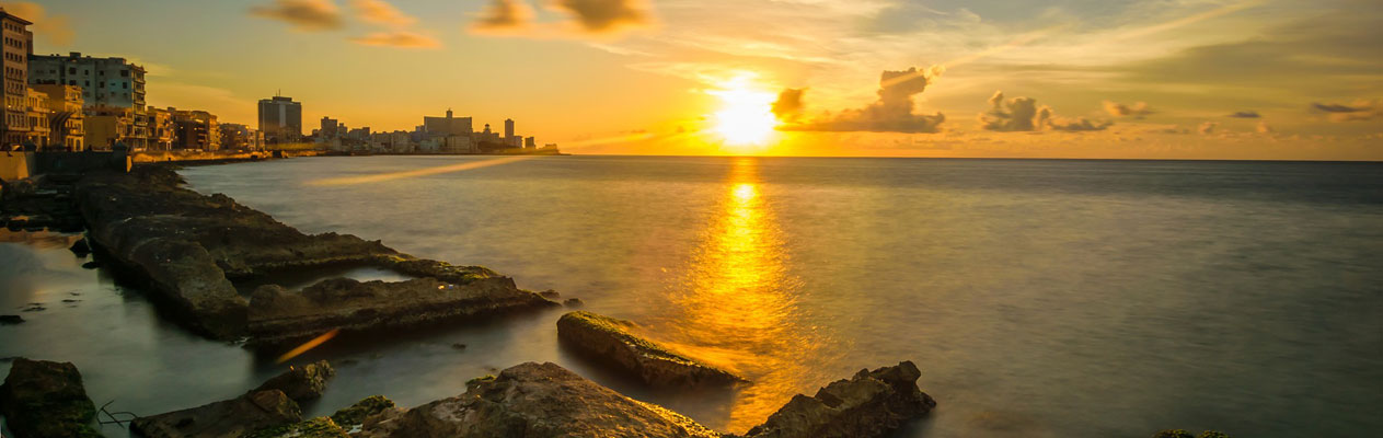 Coucher de soleil à La Havane, Cuba