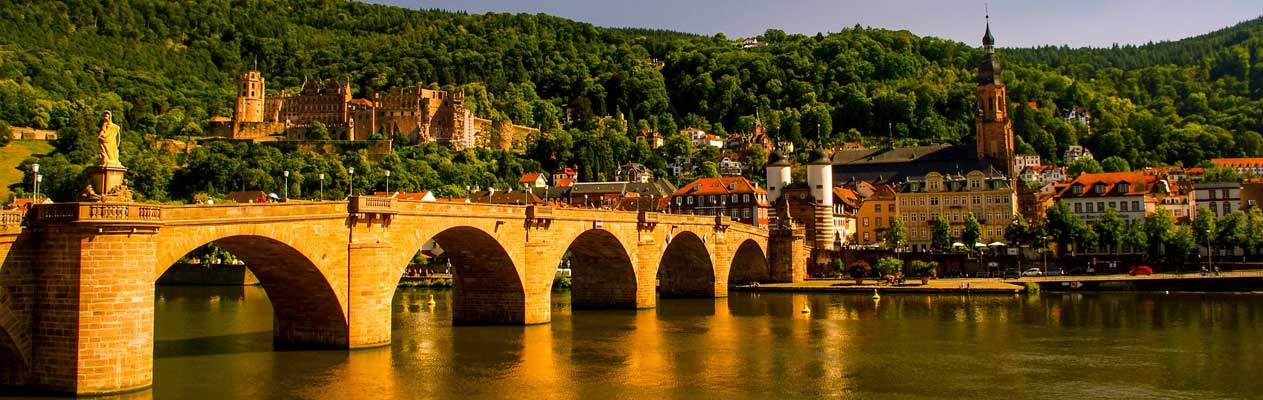 Vieux pont et château de Heidelberg, Allemagne