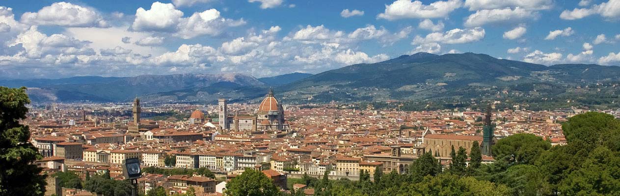 Vue aérienne de Florence, Italie