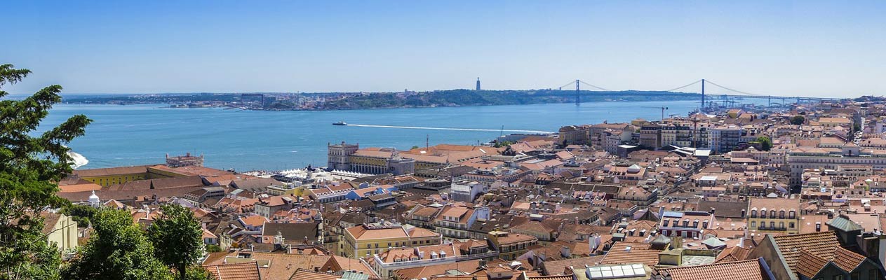 Vue de Lisbonne et du Tage