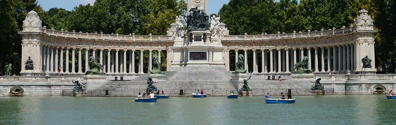 Parc du Retiro à Madrid, Espagne