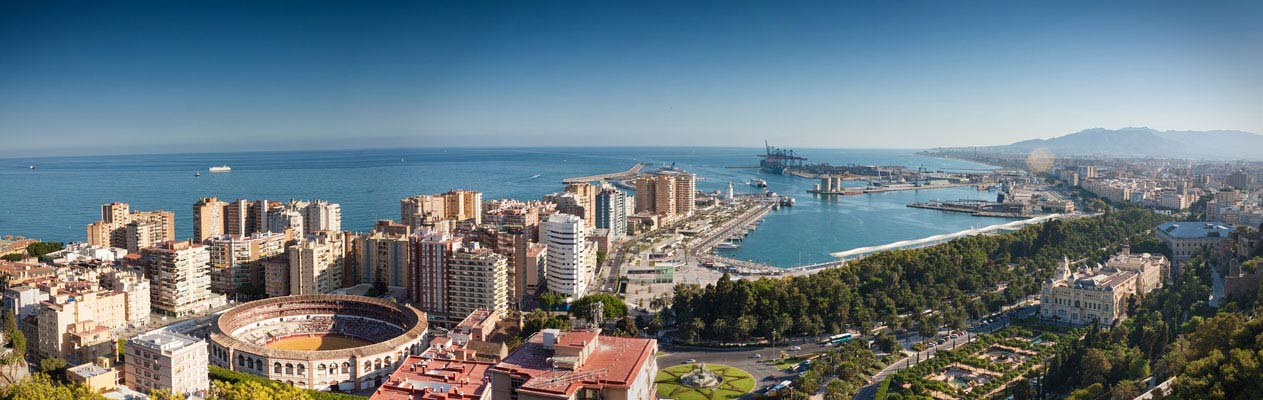 Malaga, ville d'Andalousie, Espagne