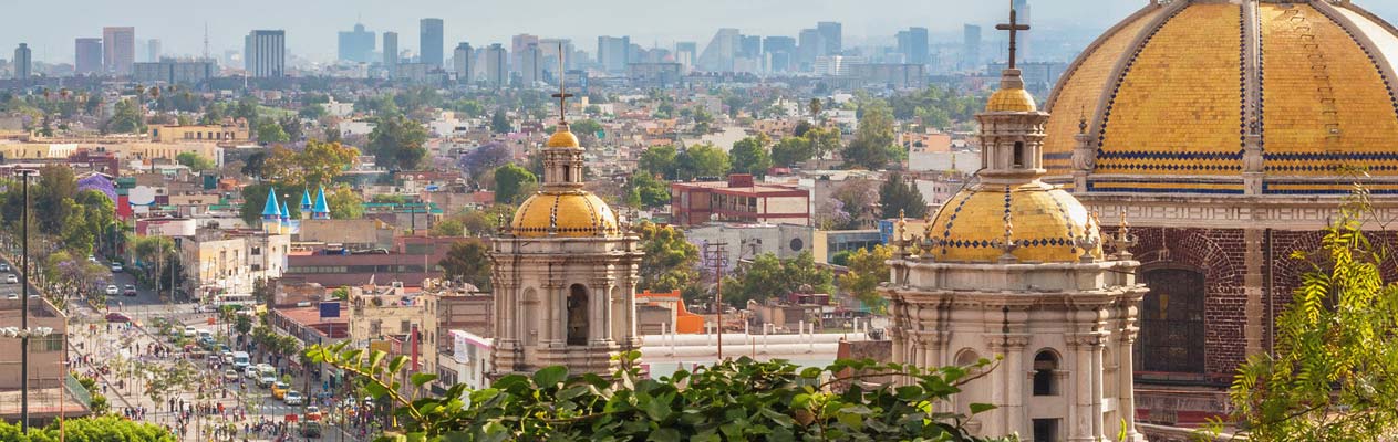 Vue de la ville de Mexico