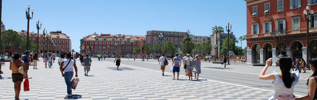 Place Massena à Nice, France