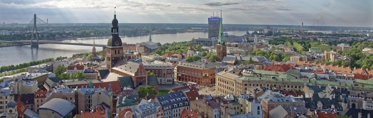 Vue du centre de Riga, Lettonie