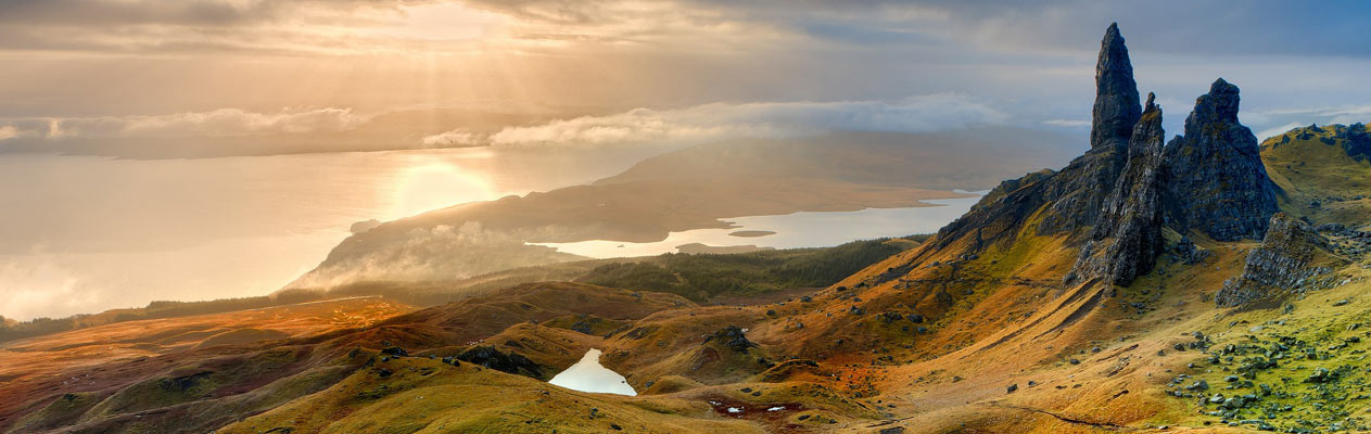 Old Man of Storr, paysage étonnant d'Écosse