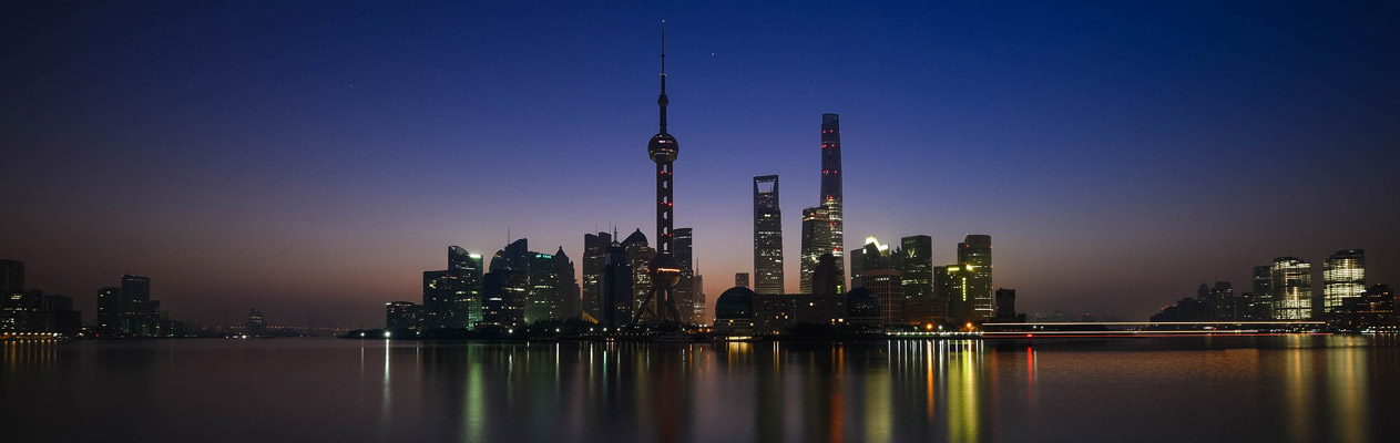 Métropole de Shanghaï de nuit, Chine