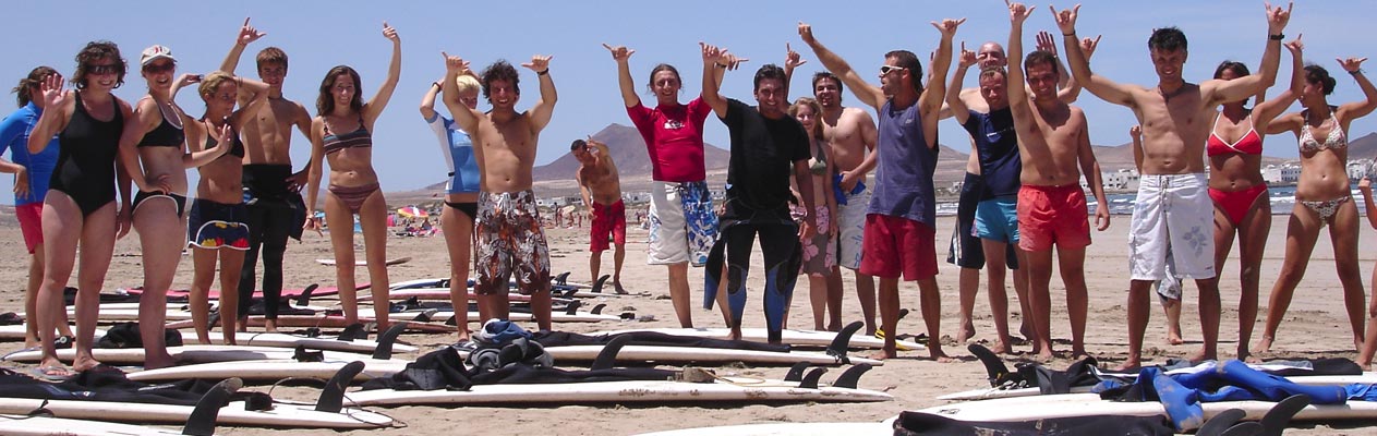 Surfer à Lanzarote