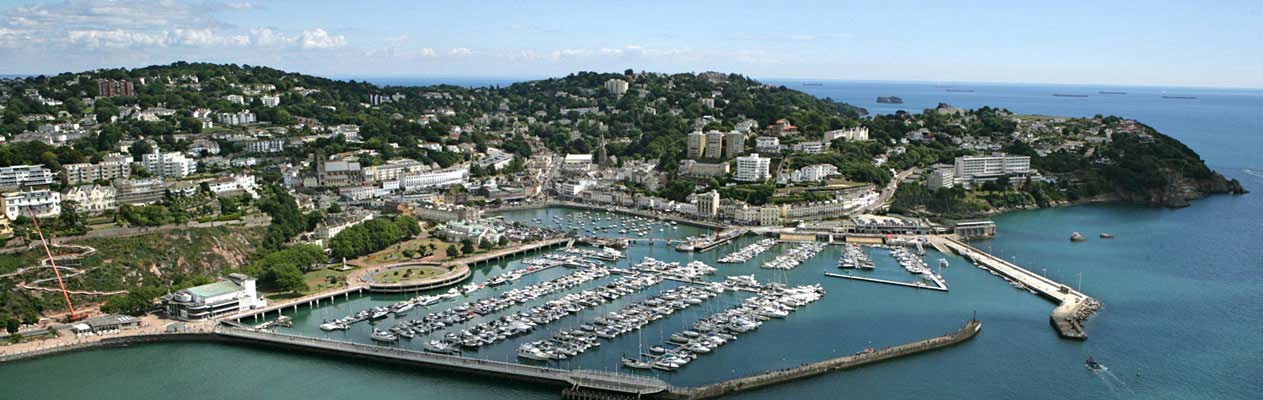 Torquay, station balnéaire d'Angleterre