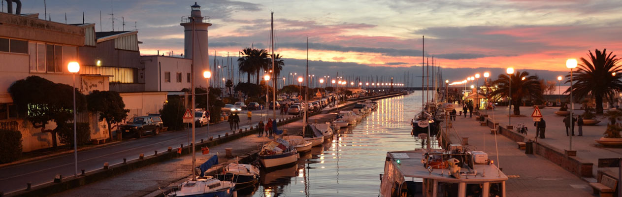 Viareggio, station balnéaire de la côte toscane, Italie